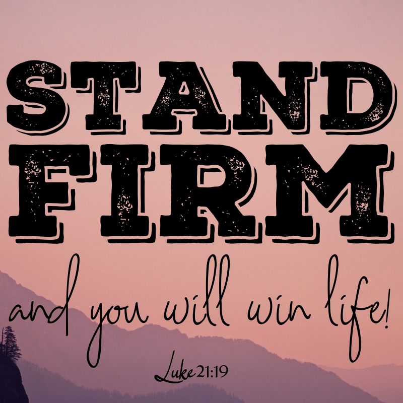 Stand Firm Stand Firm